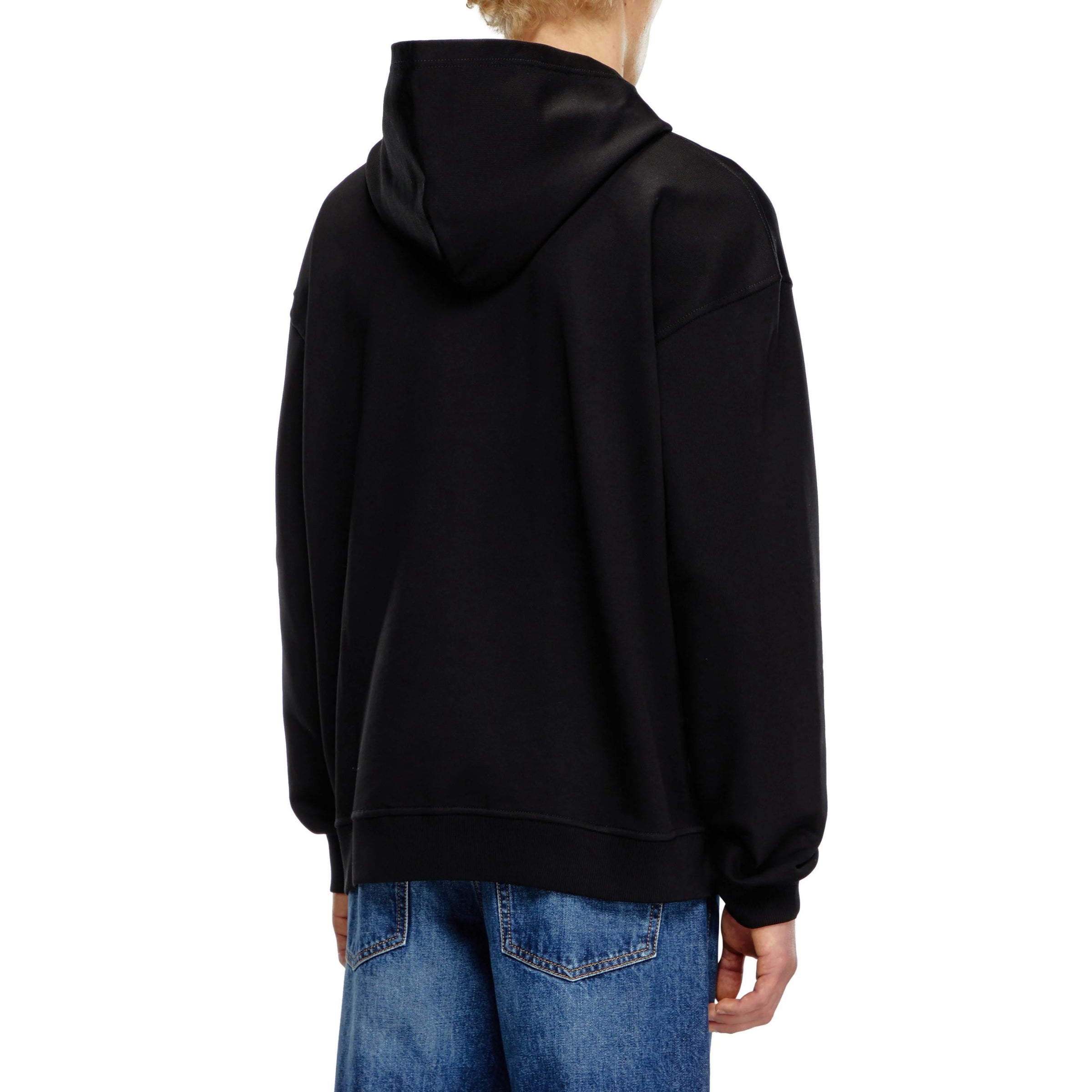 Diesel Sweatshirt Hooded Logo Black